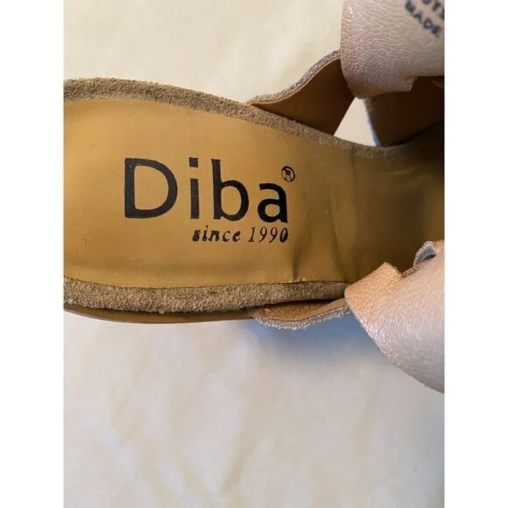 NWOT Diba brand Womens‎ Slingback Peep Toe Chunky Heel Size 8.5